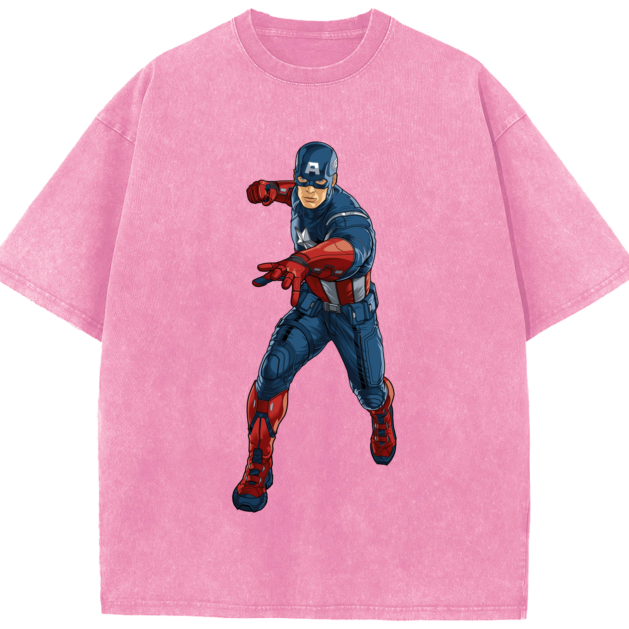 （画像用） アベンジャーズ The Avengers 綿100% ヴィンテージ風 半袖Tシャツ（フロントプリント）